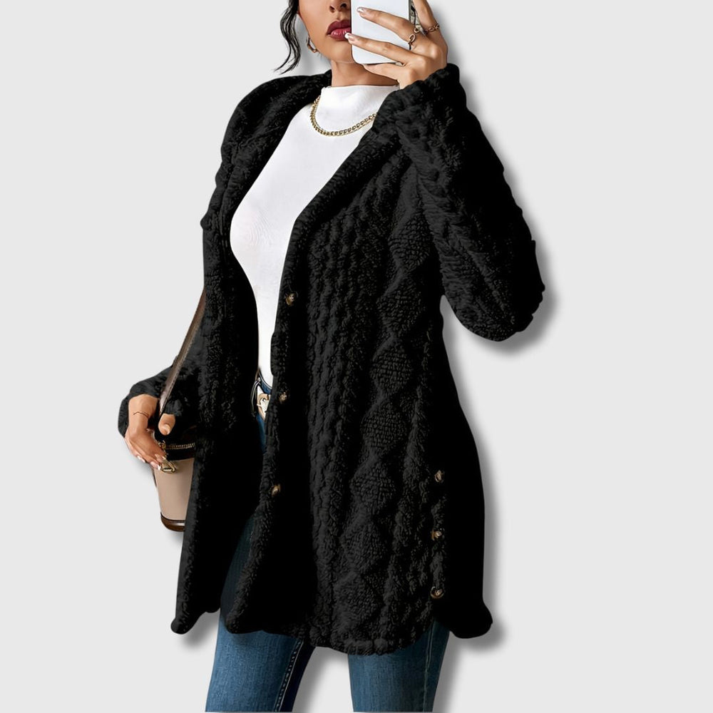 Women's hooded coat, view 3