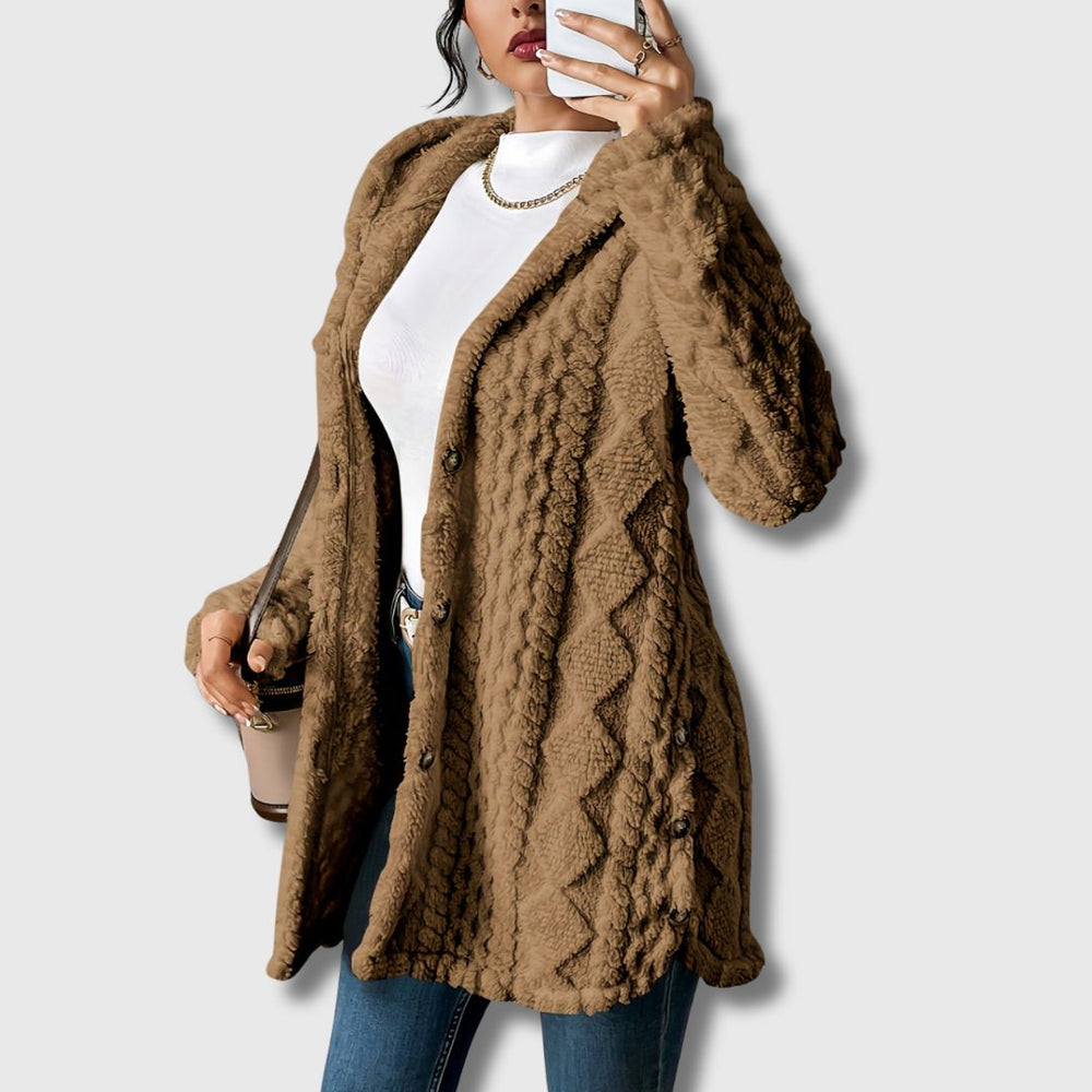 Women's hooded coat, view 6