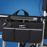 Wheelchair Side Storage Bag – Quick-Access Pockets, Reflective Strips & Water-Repellent