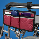 Wheelchair Side Storage Bag – Quick-Access Pockets, Reflective Strips & Water-Repellent