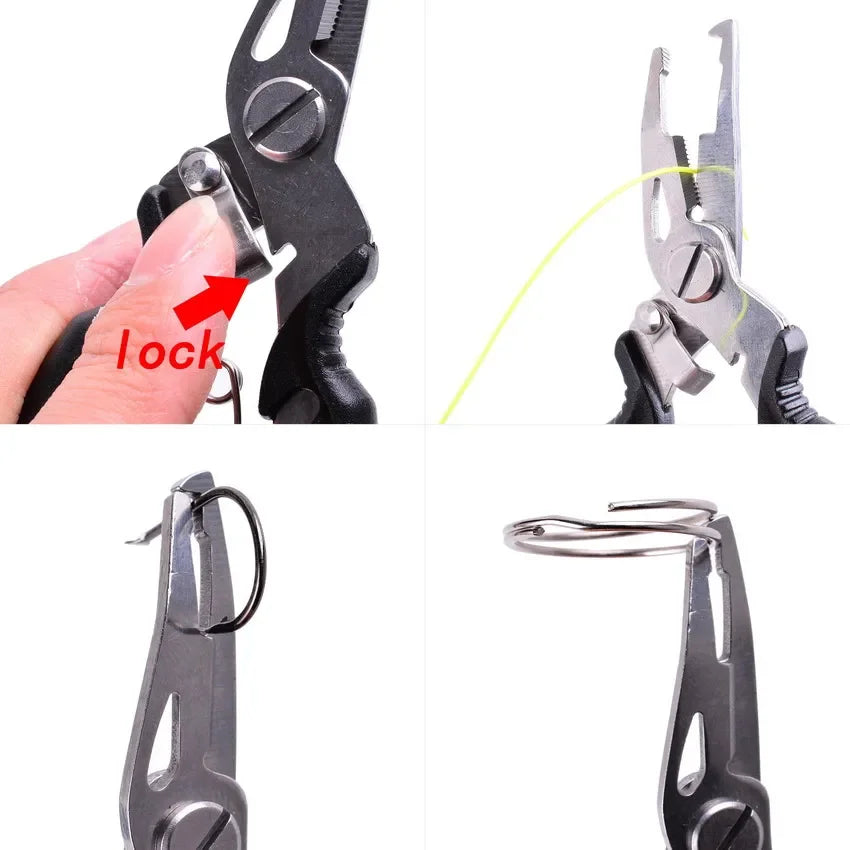 Fishing Pliers – Tungsten Carbide Cutters, Hook Remover & Stainless Steel
