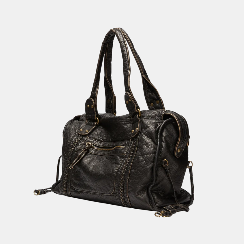 Enhanced Product Title: "Vintage-Waschung PU-Leder Handtasche in Schwarz – Stilvolle Damen-Tasche für Alltag und Abend"

This optimized title includes relevant keywords while maintaining clarity and appeal for potential buyers.