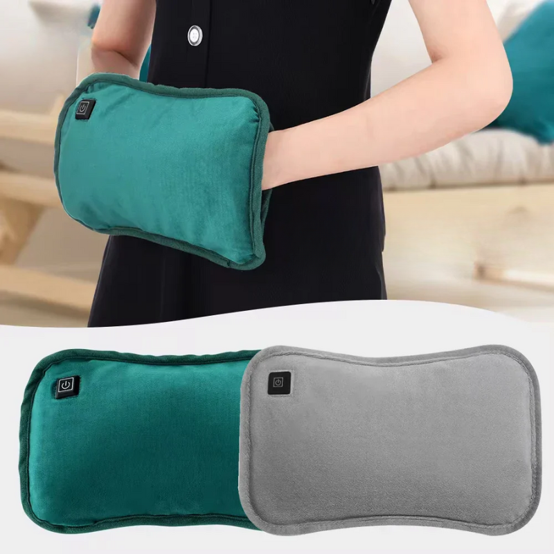 Davy Portable Rechargeable Heating Cushion - Wireless Electric Heat Pad for Back Pain Relief & Comfort