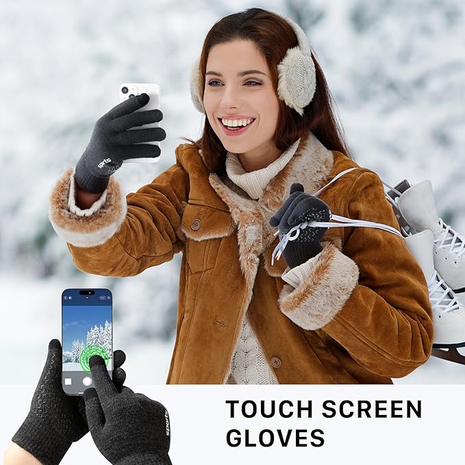 Rowan Thermal Touchscreen Winter Gloves for Men & Women - Warm, Waterproof, and Smartphone Compatible