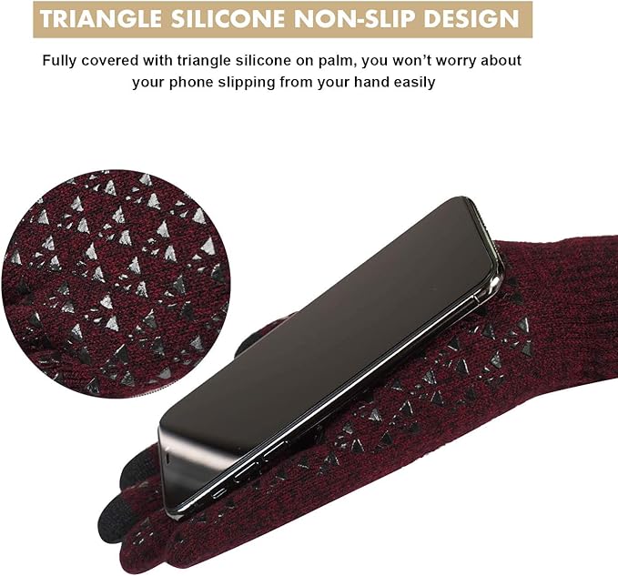 WarmFlex Thermal Touchscreen Winter Gloves - Ultimate Warmth & Touchscreen Compatibility for Cold Weather
