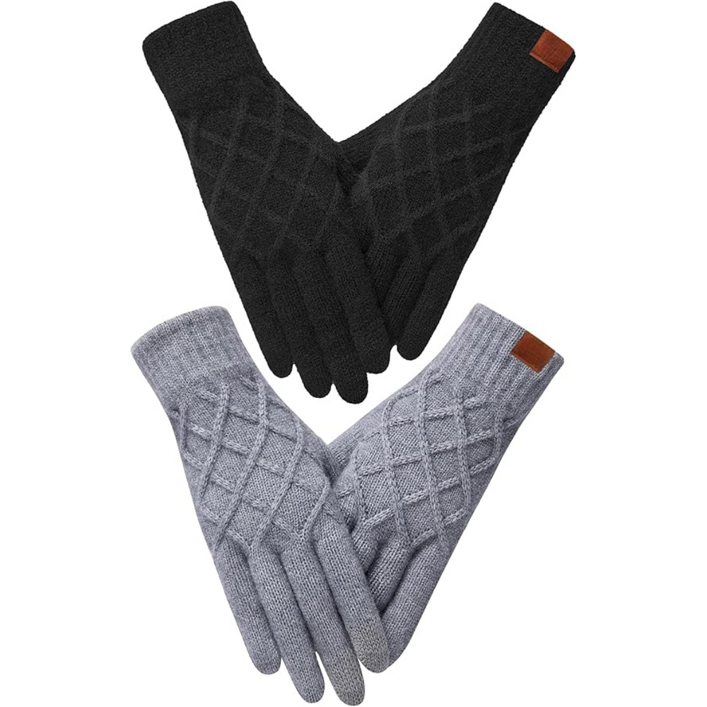 ArcticTap Thermally Knitted Touchscreen Winter Gloves for Ultimate Warmth & Comfort