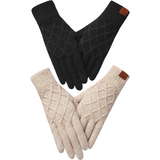 ArcticTap Thermally Knitted Touchscreen Winter Gloves for Ultimate Warmth & Comfort