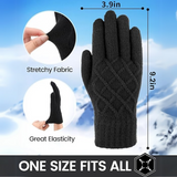 ArcticTap Thermally Knitted Touchscreen Winter Gloves for Ultimate Warmth & Comfort
