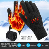 ArcticTap Thermally Knitted Touchscreen Winter Gloves for Ultimate Warmth & Comfort