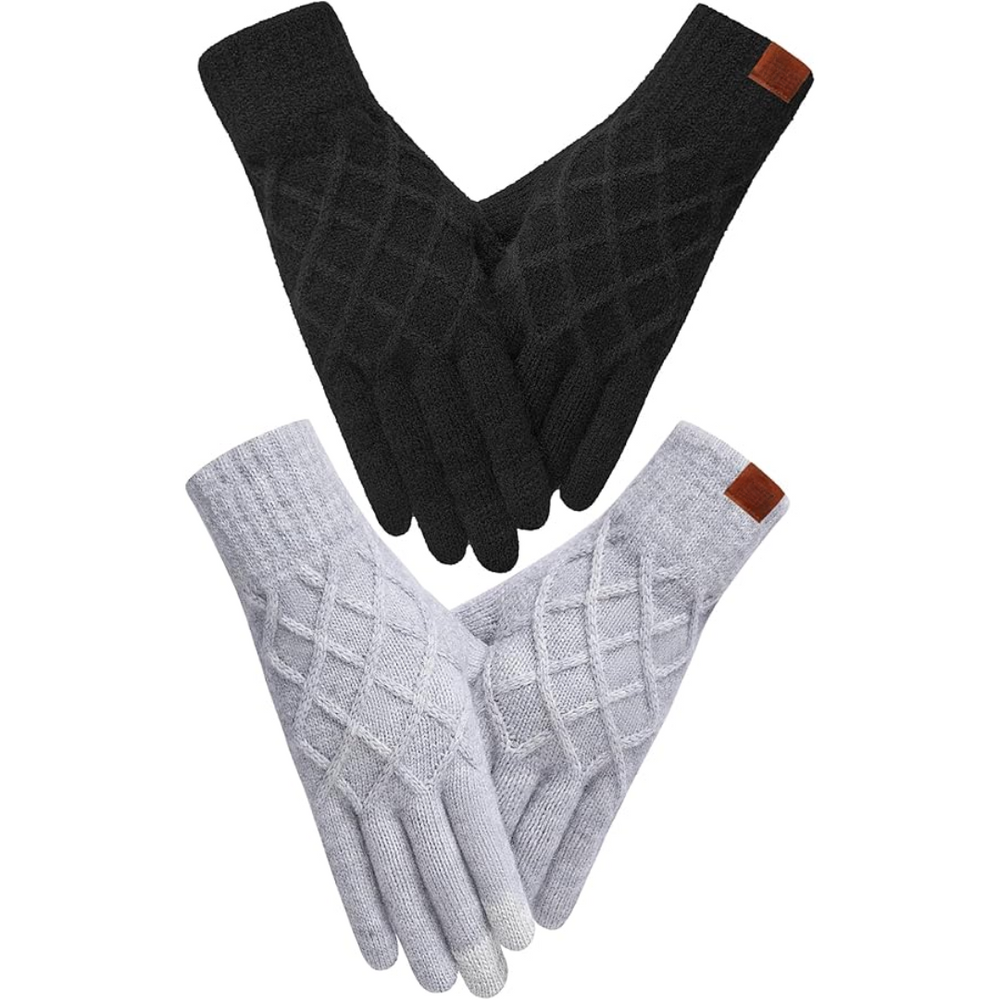 ArcticTap Thermally Knitted Touchscreen Winter Gloves for Ultimate Warmth & Comfort