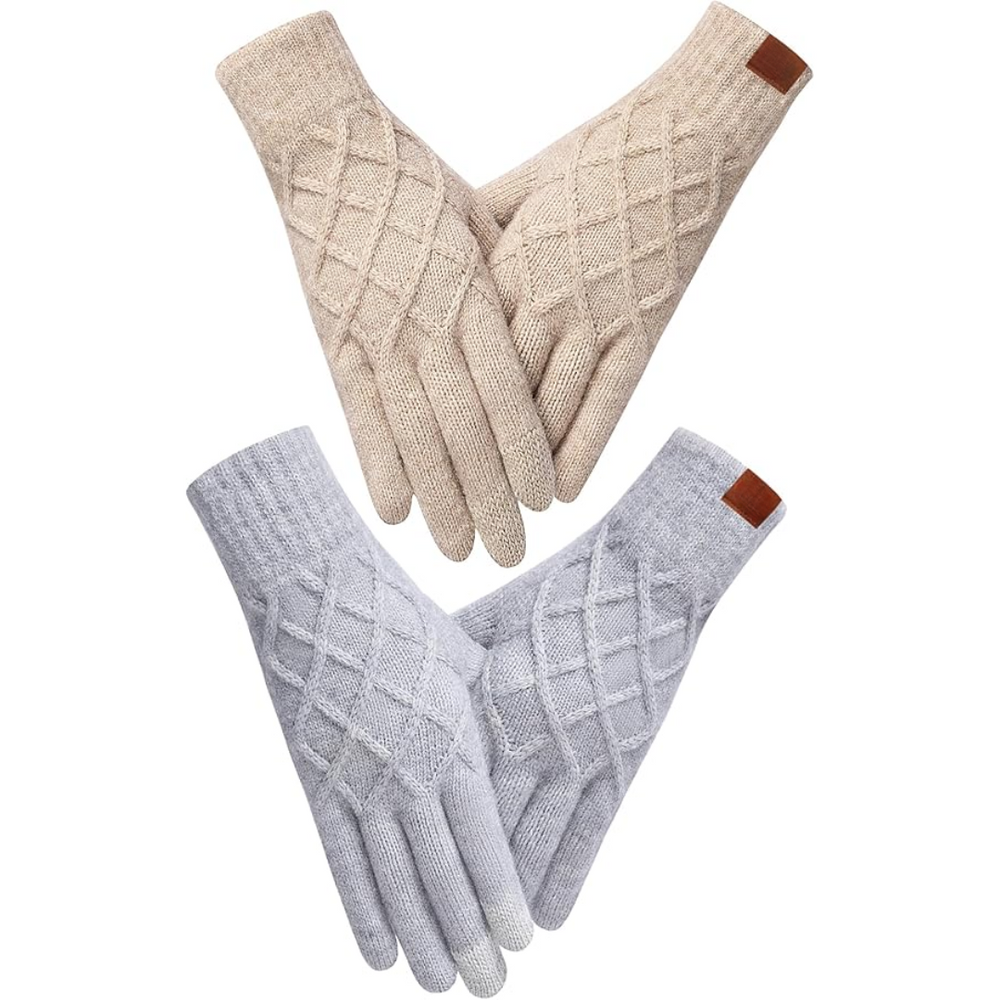 ArcticTap Thermally Knitted Touchscreen Winter Gloves for Ultimate Warmth & Comfort