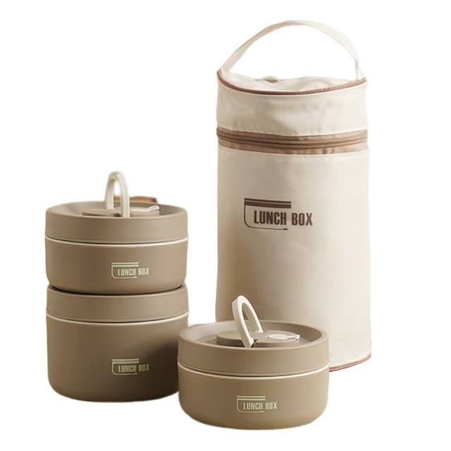 BowLift | ThermoBox Multi-Layered Insulated Lunchbox with FREE Carry Bag