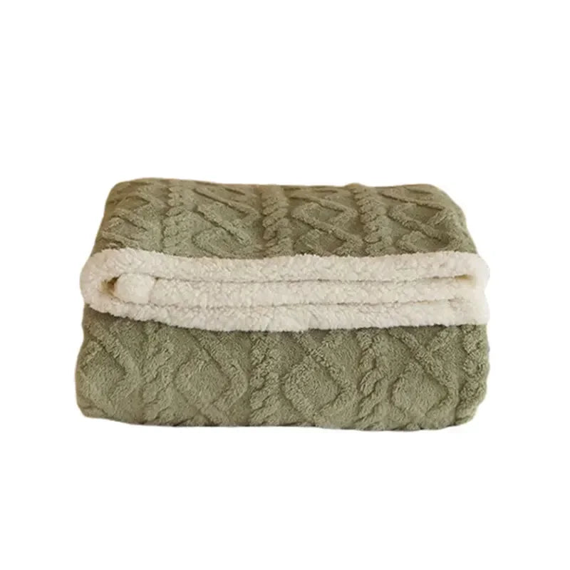 Premium Thick Winter Lambswool Blanket - Ultra Warm & Cozy by WarmWool