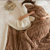 Premium Thick Winter Lambswool Blanket - Ultra Warm & Cozy by WarmWool