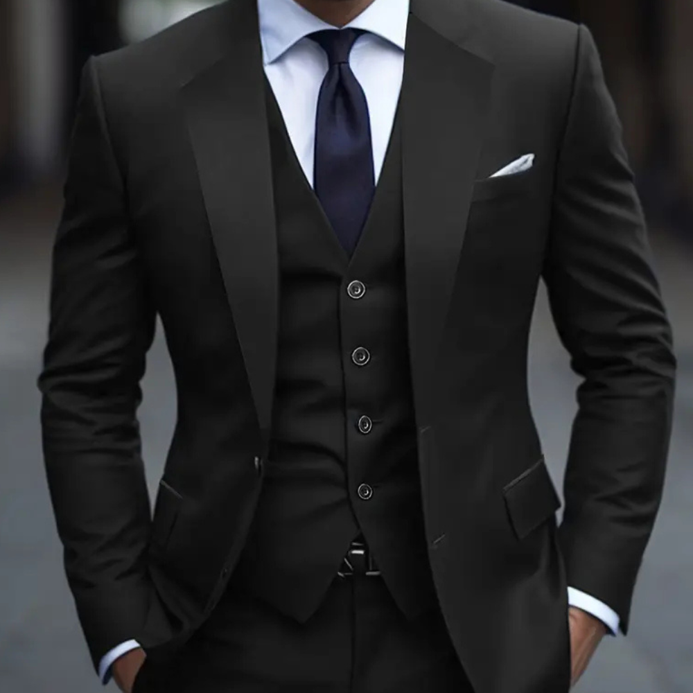 Three-Piece Formal Suit for Men - Leon