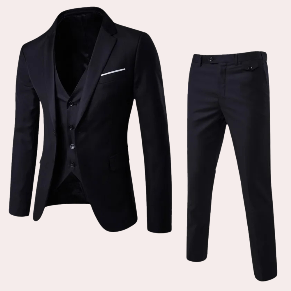 Three-Piece Formal Suit for Men - Leon