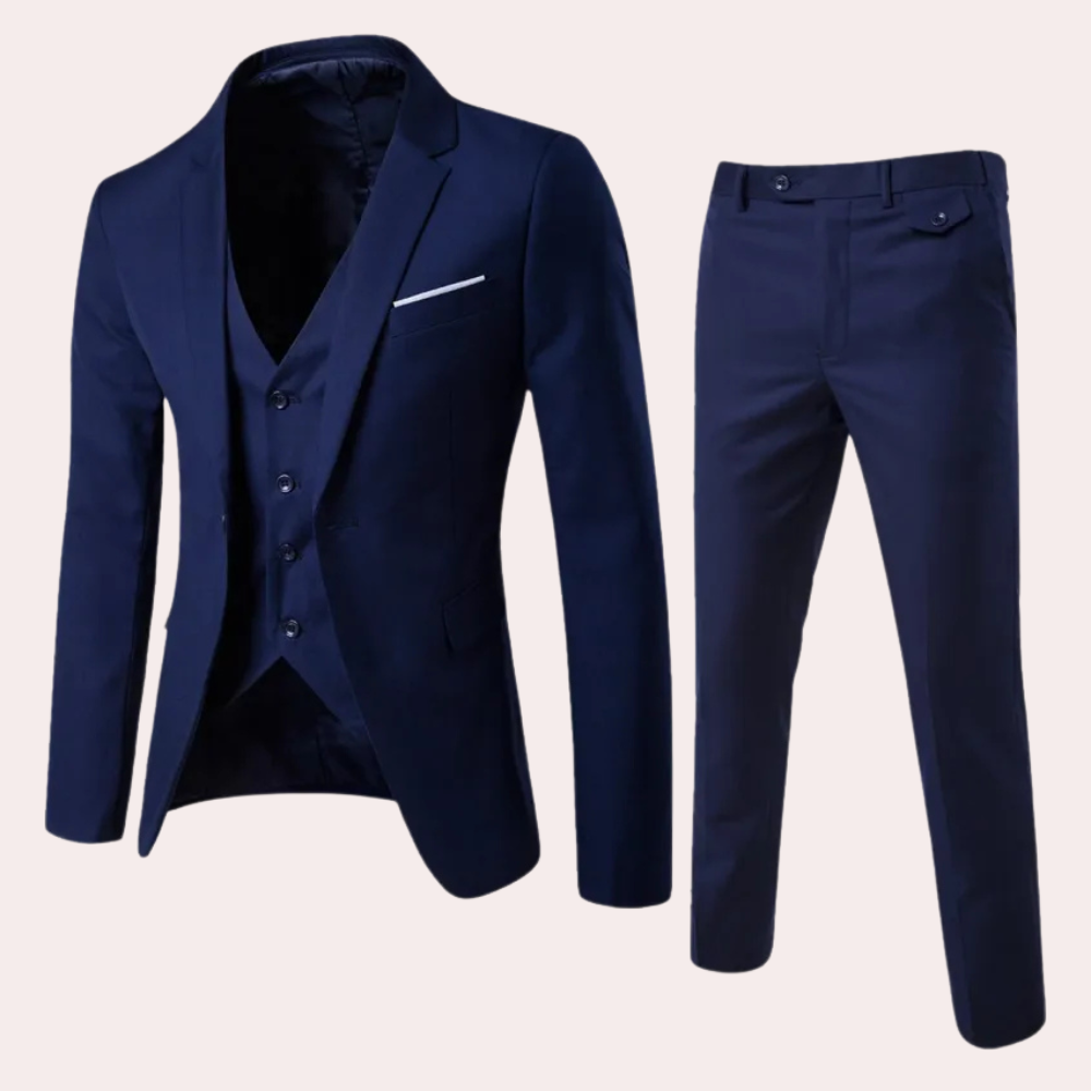 Three-Piece Formal Suit for Men - Leon