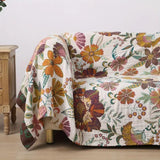 Throw Blanket – Reversible Cotton, Floral Print & Multiple Sizes
