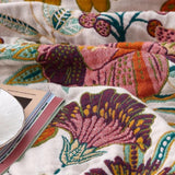 Throw Blanket – Reversible Cotton, Floral Print & Multiple Sizes