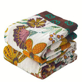 Throw Blanket – Reversible Cotton, Floral Print & Multiple Sizes