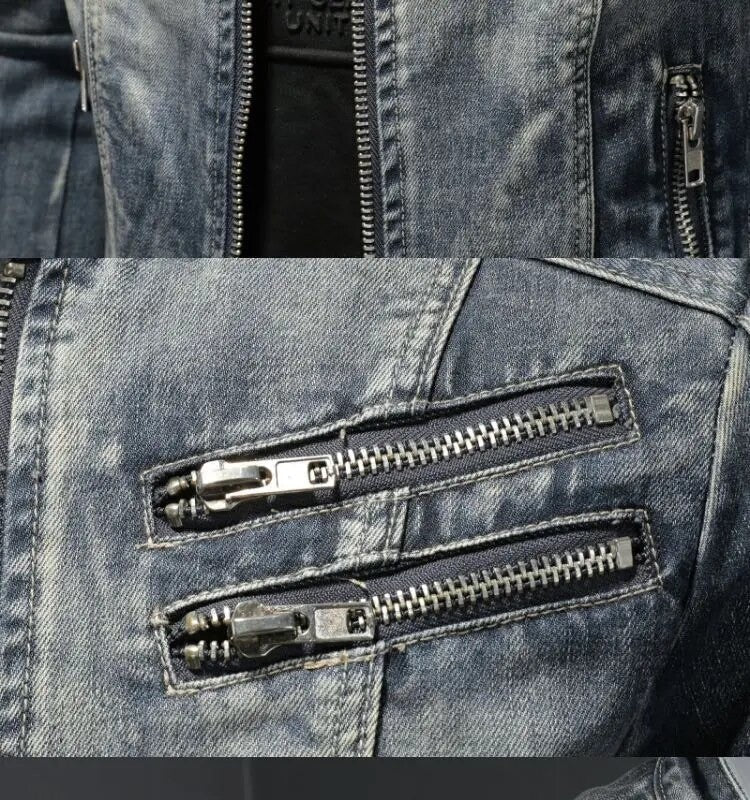 Matteo™ Retro Denim Jacket - Vintage Style, Classic Fit, Perfect for Everyday Wear