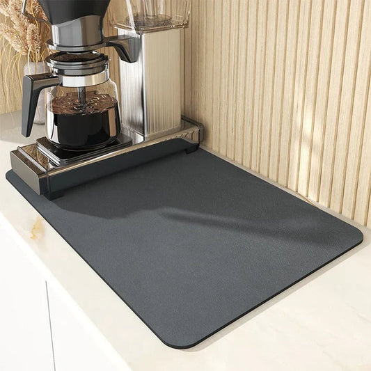 Absorbent Dish Drying Mat – Fast Drying, Keeps Counters Dry & Kitchen Essential