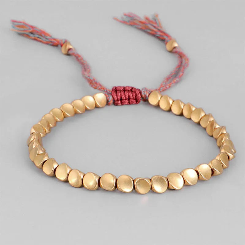 Tibetan Buddhist Harmony Bracelet - Authentic Handmade Spiritual Jewelry for Balance and Peace