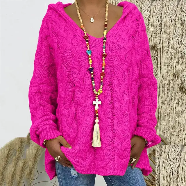 Timeless Cable Knit Sweater for Women - Maelle