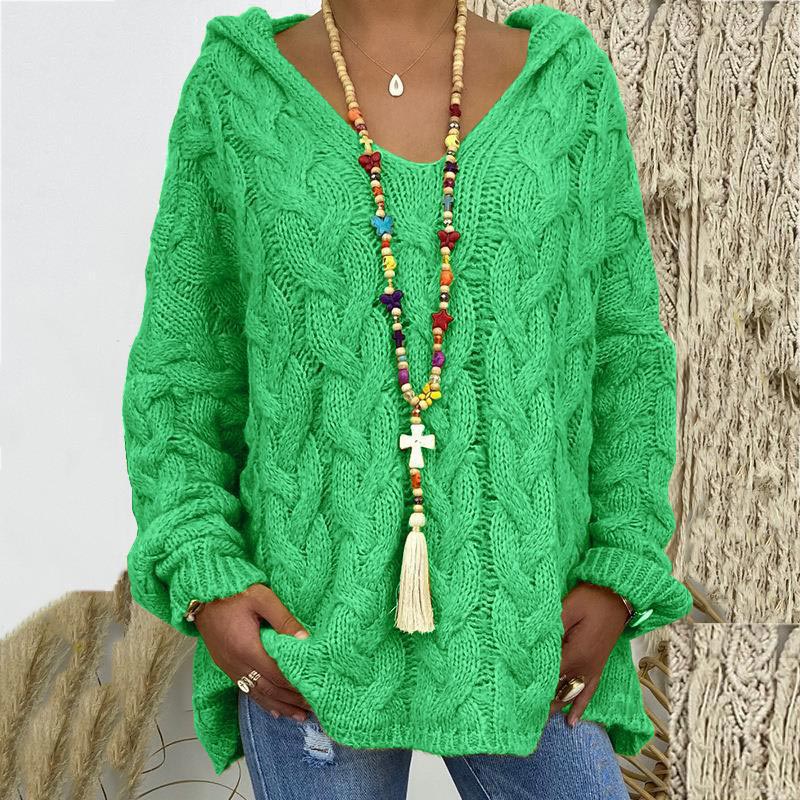 Timeless Cable Knit Sweater for Women - Maelle