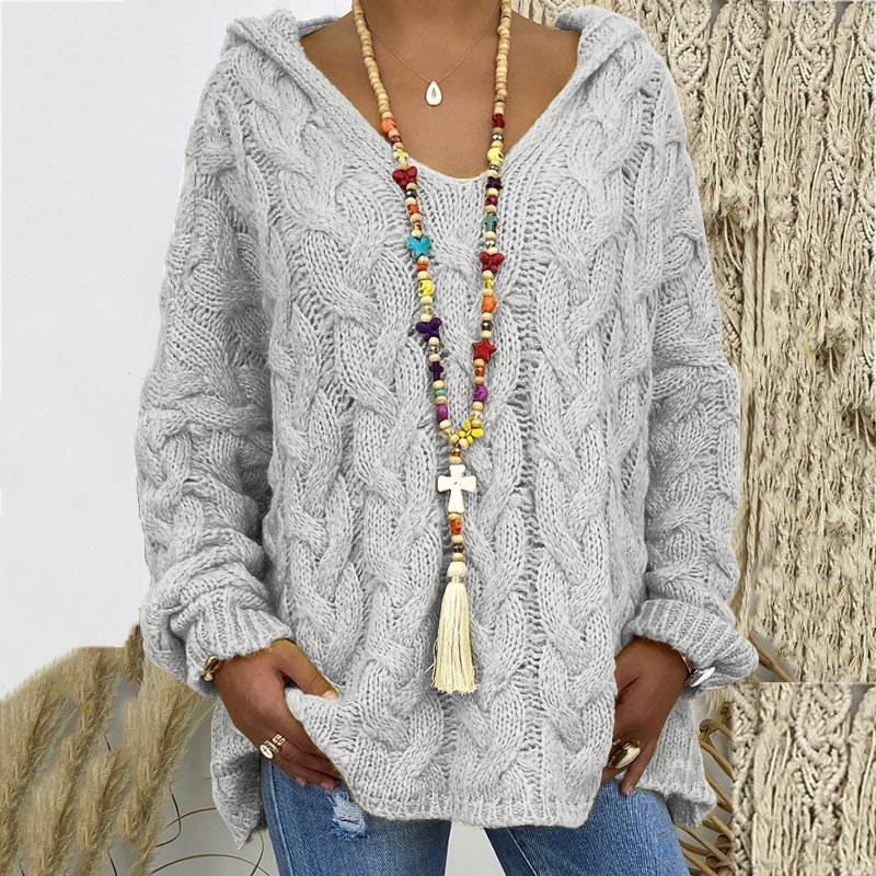 Timeless Cable Knit Sweater for Women - Maelle