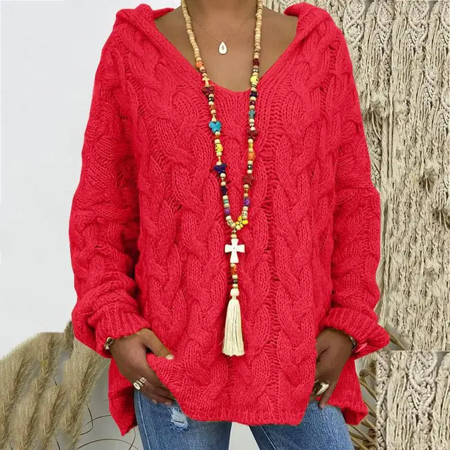 Timeless Cable Knit Sweater for Women - Maelle