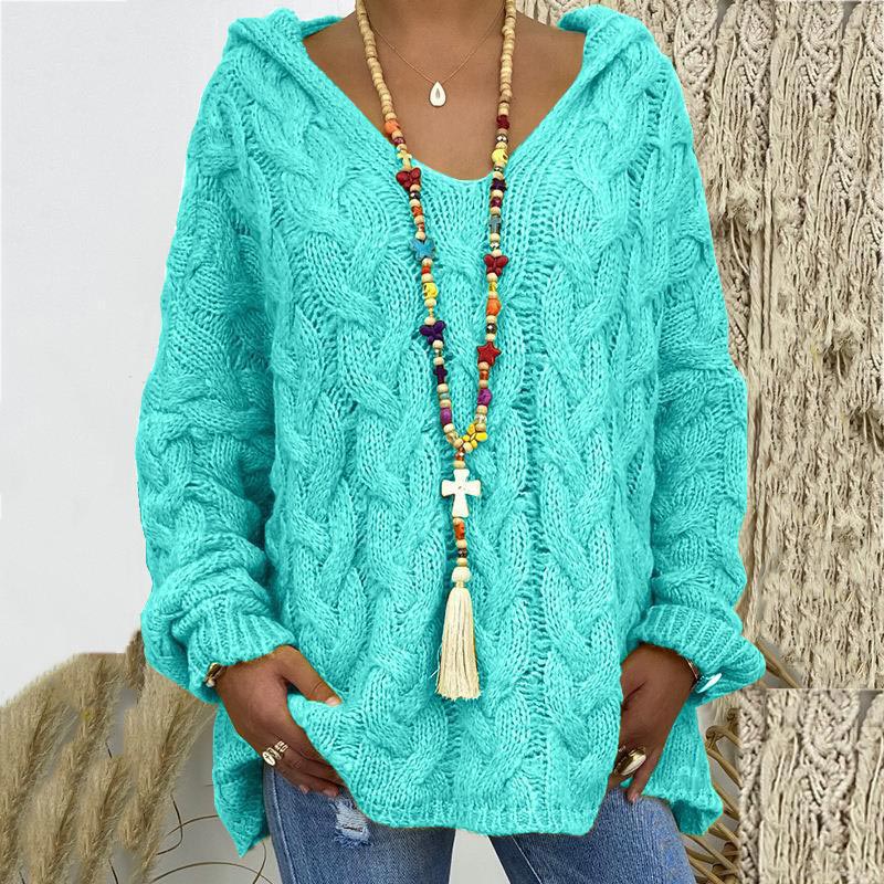 Timeless Cable Knit Sweater for Women - Maelle
