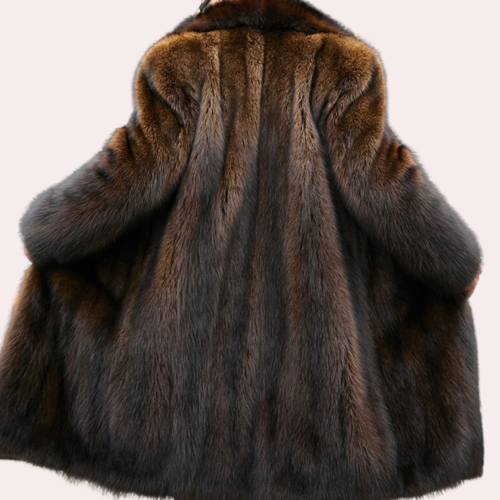 Timeless Men's Coat with Fur Look - Jules