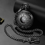 Kevin Timeless Vintage Pocket Watch - Classic Mechanical Design, Elegant Gift for Men & Women