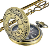 Kevin Timeless Vintage Pocket Watch - Classic Mechanical Design, Elegant Gift for Men & Women