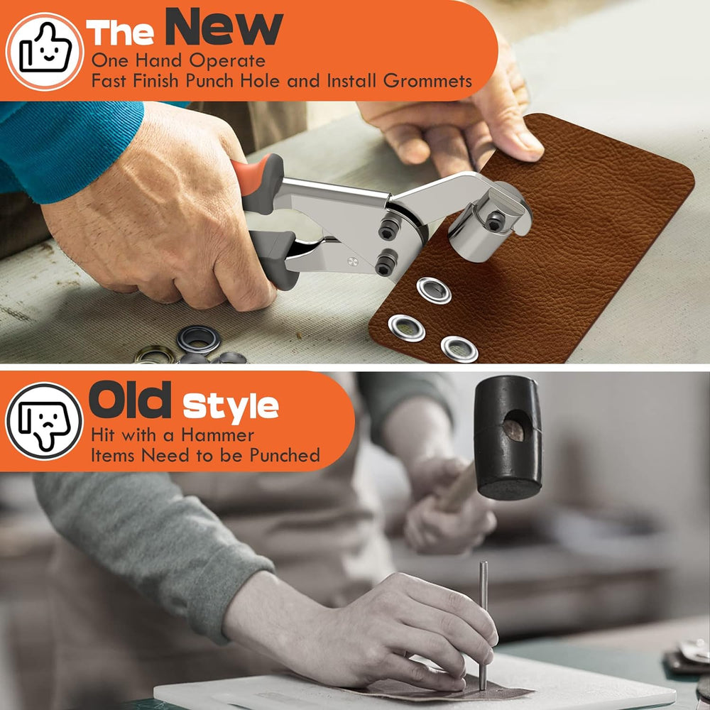 TitanGrip™ Grommet Tool | Effortless Precision Grommet Installation for Crafts & DIY Projects
