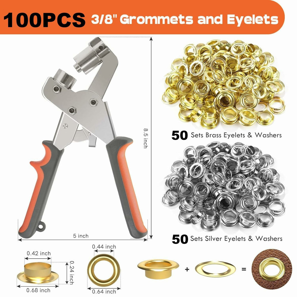 TitanGrip™ Grommet Tool | Effortless Precision Grommet Installation for Crafts & DIY Projects