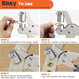 TitanGrip™ Grommet Tool | Effortless Precision Grommet Installation for Crafts & DIY Projects