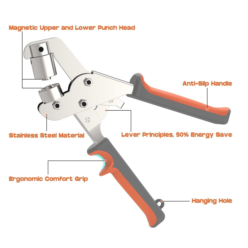 TitanGrip™ Grommet Tool | Effortless Precision Grommet Installation for Crafts & DIY Projects
