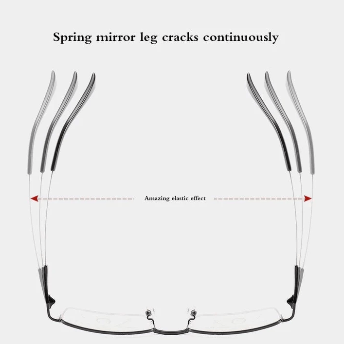 Titanium Progressive Glasses for Clear Distance & Near Vision - Lightweight, Durable, and Stylish Eyewear