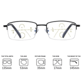 Titanium Progressive Glasses for Clear Distance & Near Vision - Lightweight, Durable, and Stylish Eyewear