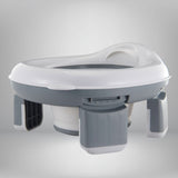 Foldable Travel Potty – Toddler Trainer, Toilet Seat Adapter & Non-Slip Base