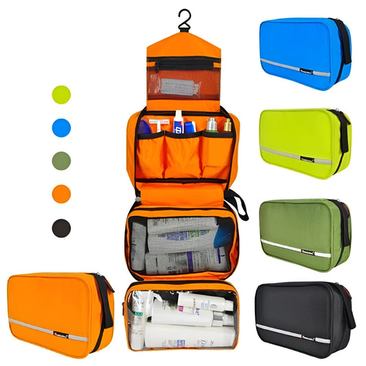 Toiletry Bag – Travel Cosmetic Design, Hanging Hook & Zip Pocket