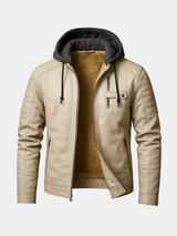 Men's hooded coat, view 1