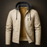 Men's hooded coat, view 2
