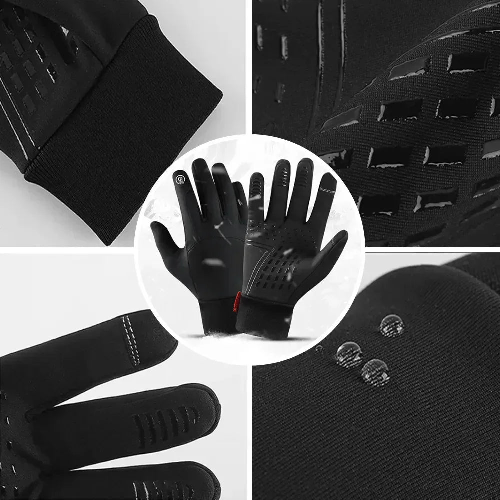 ThermaGuard Touchscreen Winter Gloves - Ultimate Warmth & Dexterity for Cold Weather