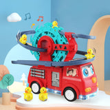 Fire Truck Toy Car – Light-Up, Interactive Sounds & Educational Playset