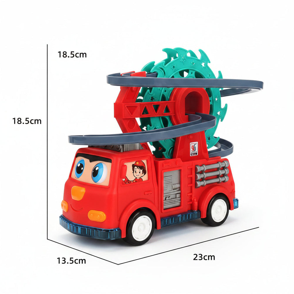 Fire Truck Toy Car – Light-Up, Interactive Sounds & Educational Playset