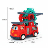 Fire Truck Toy Car – Light-Up, Interactive Sounds & Educational Playset