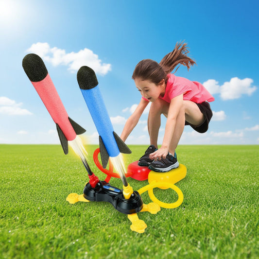 Rocket Launcher Toy – Dual Action, Battery-Free & Outdoor Playset